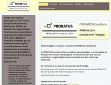 Tablet Screenshot of probatus.com.br