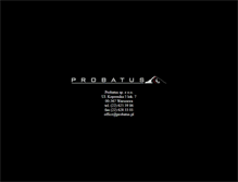 Tablet Screenshot of probatus.pl